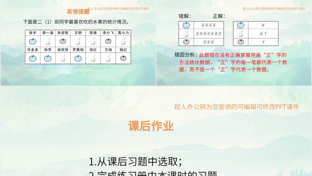 小学数据收集与整理PPT课件 小学数据收集与整理PPT课件