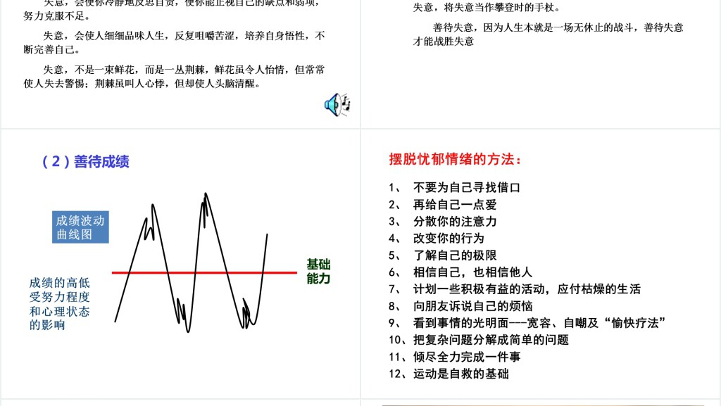 八年级为自己喝彩PPT课件
