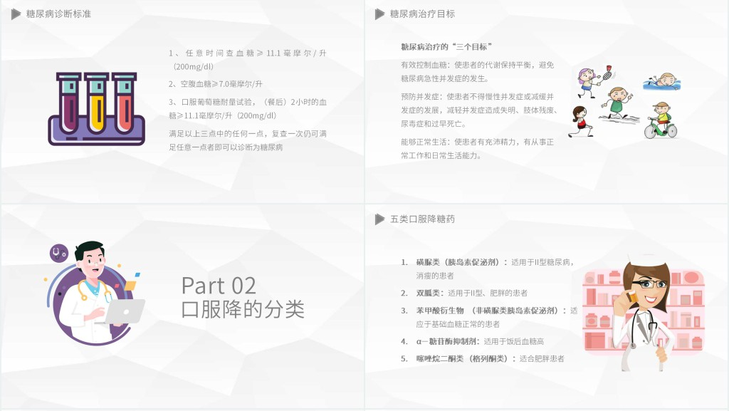 糖尿病的口服用药指导PPT 糖尿病的口服用药指导PPT