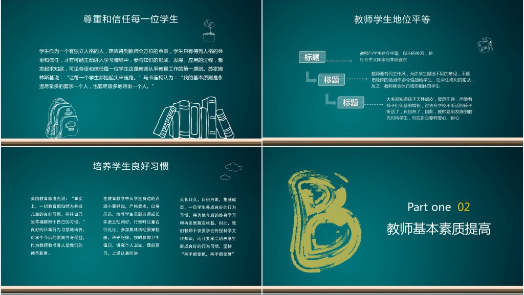 暑假教师专项培训心得感悟PPT模板 暑假教师专项培训心得感悟PPT模板