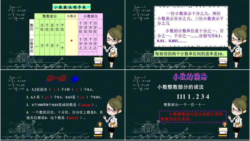 小数的意义和读写法教学教案PPT课件 小数的意义和读写法教学教案PPT课件