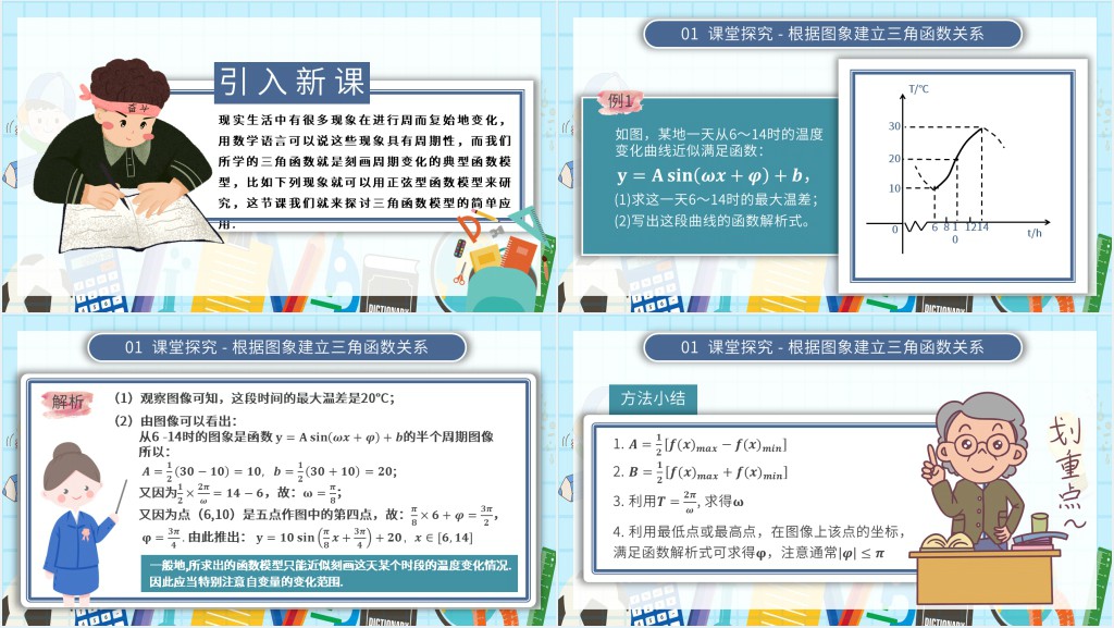 初中数学三角函数模型的简单应用教学PPT课件 初中数学三角函数模型的简单应用教学PPT课件