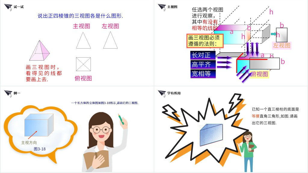 高中数学九年级三视图ppt课件 高中数学九年级三视图ppt课件