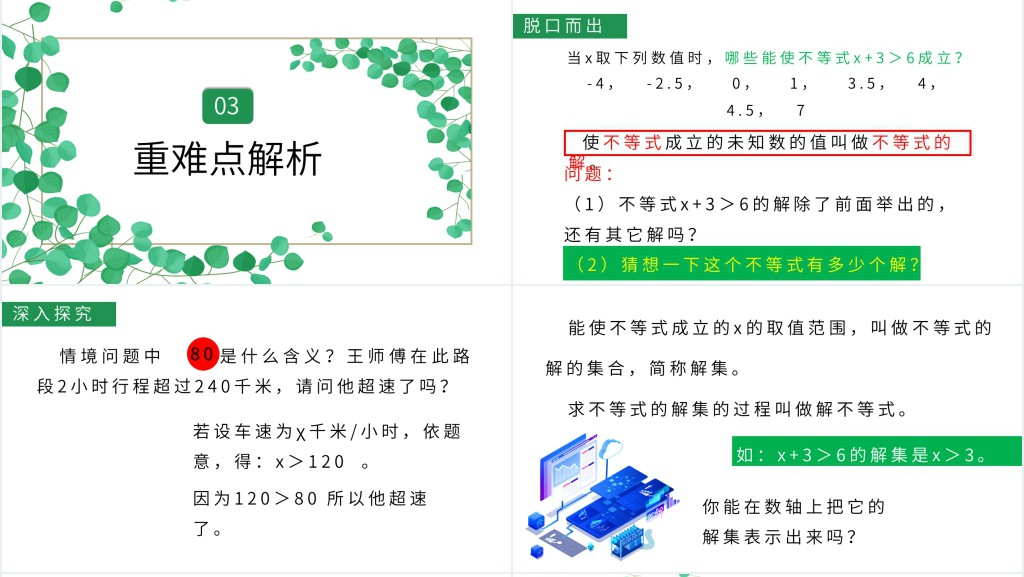 初中不等式及其解集PPT课件 初中不等式及其解集PPT课件