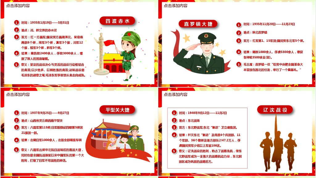 八一建军节中国强军梦PPT模板 八一建军节中国强军梦PPT模板