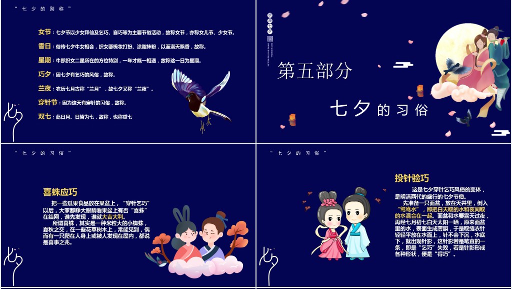 介绍一下七夕情人节PPT模板 介绍一下七夕情人节PPT模板