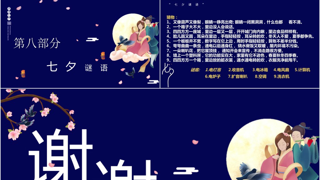 介绍一下七夕情人节PPT模板 介绍一下七夕情人节PPT模板