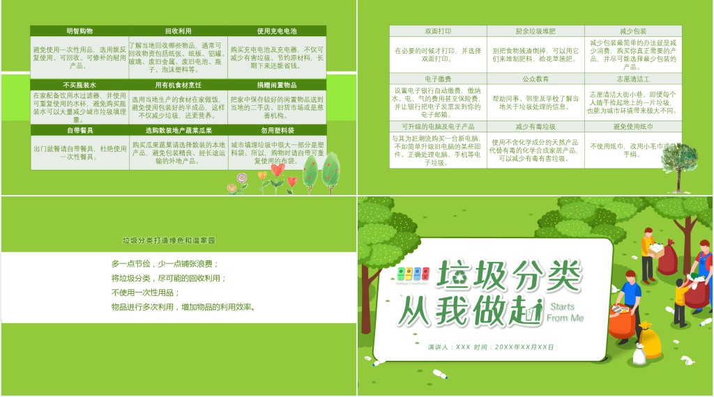 垃圾分类从我做起主题课件 垃圾分类从我做起主题课件