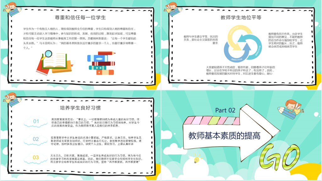 暑假培训后教师培训心得PPT模板 暑假培训后教师培训心得PPT模板