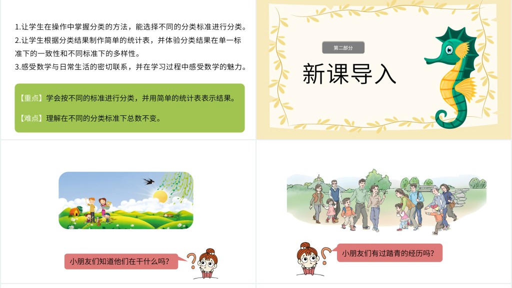 一年下册分类与整理复习PPT课件 一年下册分类与整理复习PPT课件