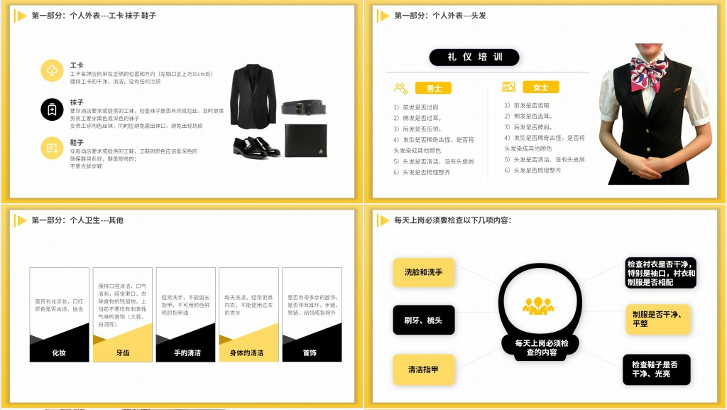 酒店礼貌礼仪礼节培训资料PPT模板 酒店礼貌礼仪礼节培训资料PPT模板