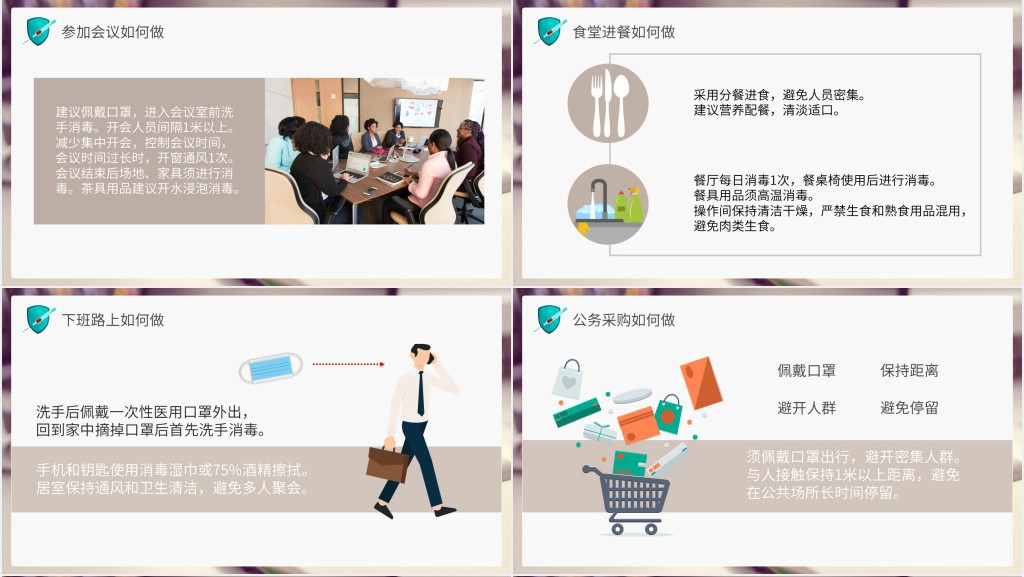 员工上班新冠防护培训PPT 员工上班新冠防护培训PPT