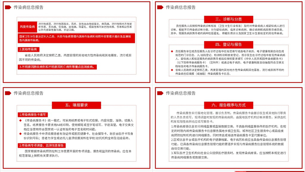传染病信息报告管理规范培训课件 传染病信息报告管理规范培训课件