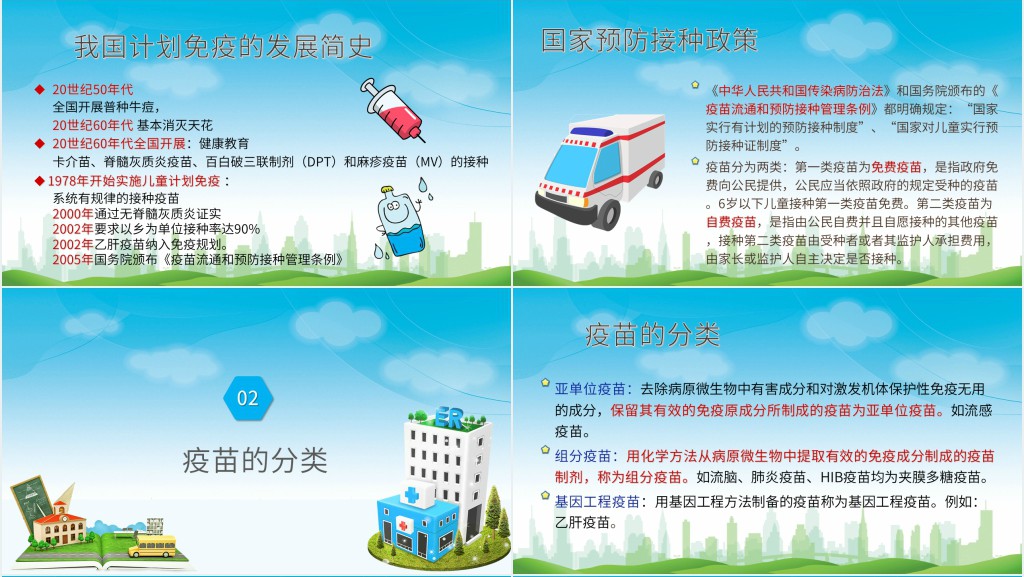 儿童接种疫苗知识PPT 儿童接种疫苗知识PPT