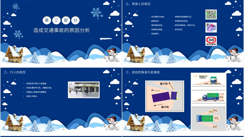 雨雪天气安全行车注意事项PPT 雨雪天气安全行车注意事项PPT