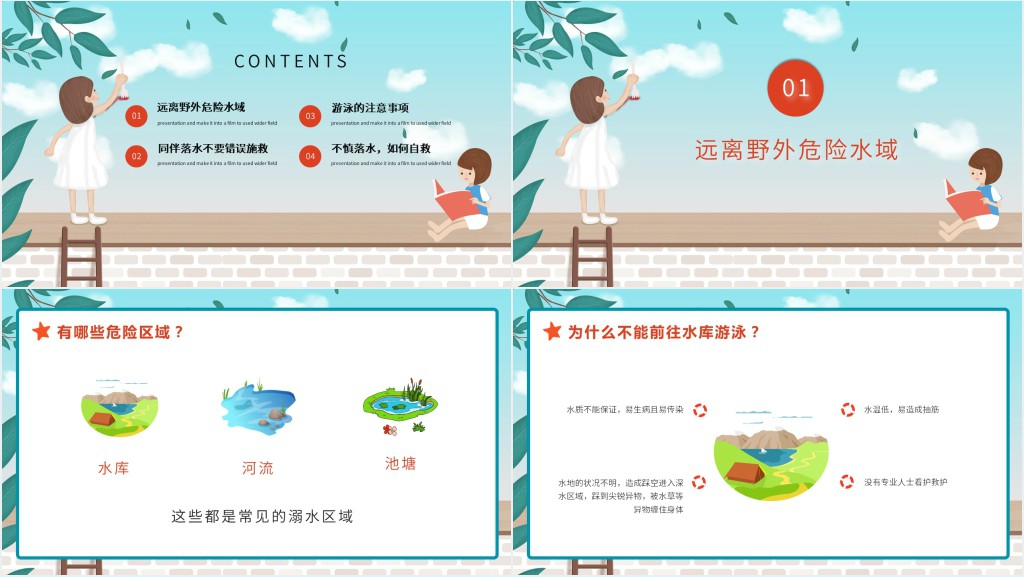 小学生夏季防溺水教育PPT 小学生夏季防溺水教育PPT