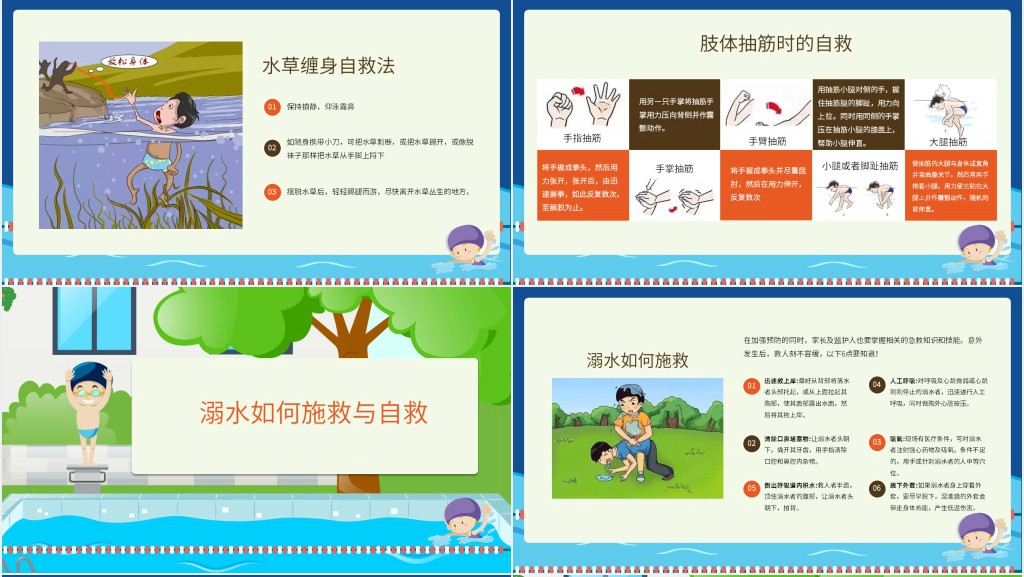 谨防溺水安全暑假PPT 谨防溺水安全暑假PPT