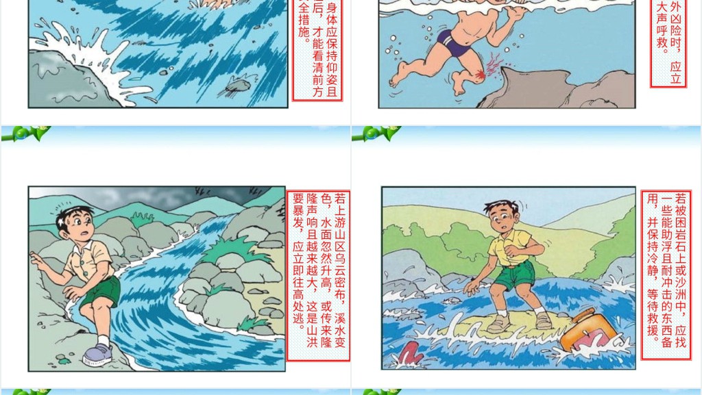 防溺水的主题高质量PPT 防溺水的主题高质量PPT
