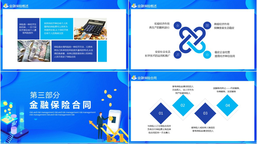 金融理财公司知识培训讲座PPT模板 金融理财公司知识培训讲座PPT模板