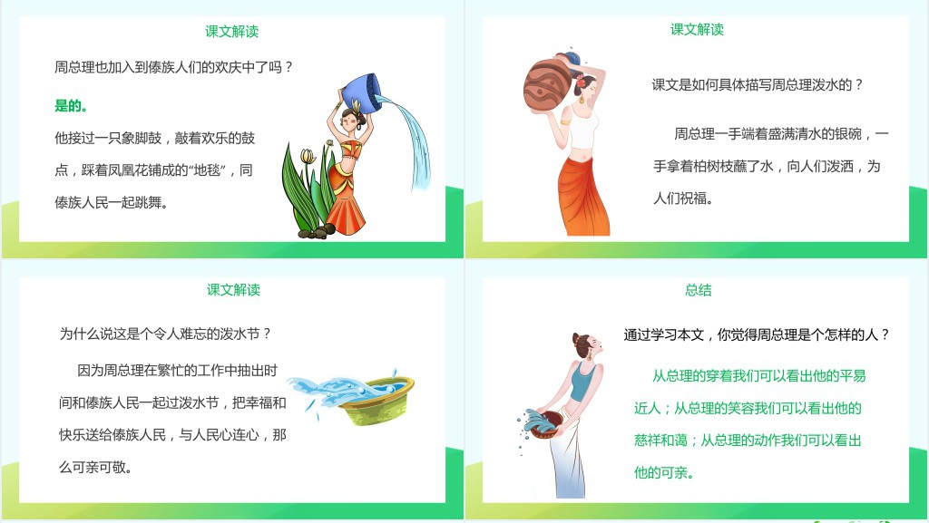 欢乐的泼水节PPT课件 欢乐的泼水节PPT课件