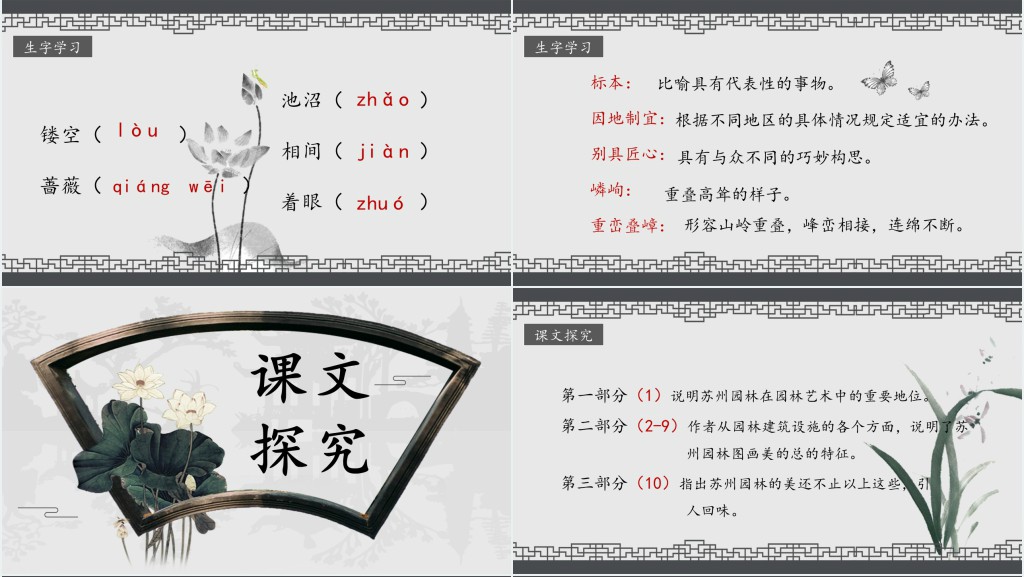 八年级上册语文苏州园林课文教学PPT课件 八年级上册语文苏州园林课文教学PPT课件