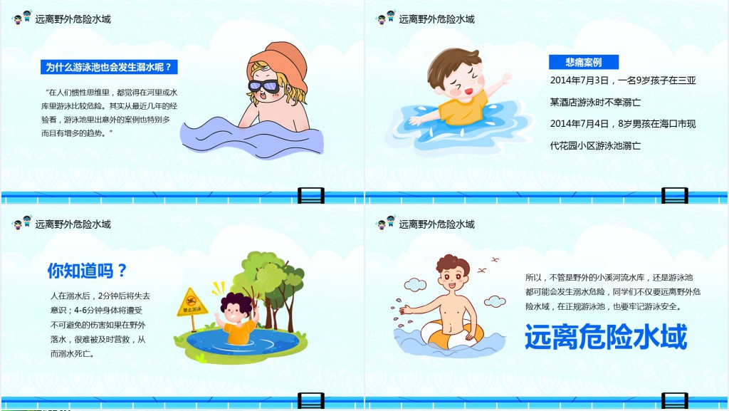 防溺水自救主题班会PPT课件 防溺水自救主题班会PPT课件
